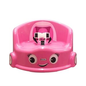 Little Tikes Cozy Coupe Toddler Feeding Booster Seat & Harness, Pink